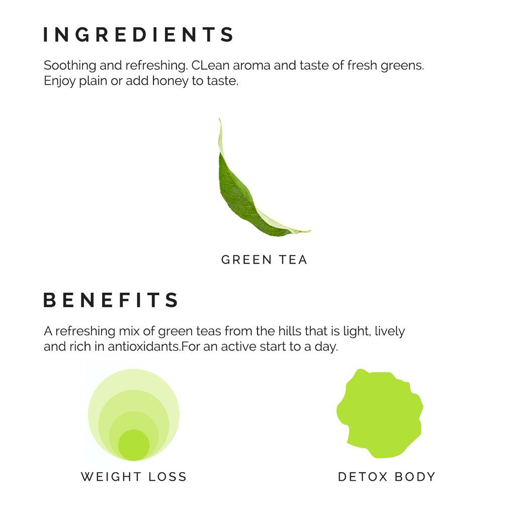 Teabox Organic Green Tea  (6 Units - 150 Teabags)